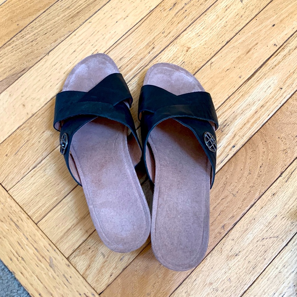 Ugg sandals. 9.5. Worn only a couple of times. Like new.
